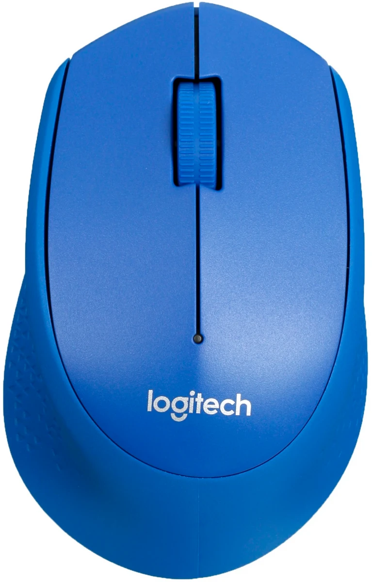Мышь беспроводная Logitech M280 Blue (910-004290); USB; оптический; 1000 dpi; 3 кнопки; колесо прокрутки; 1xAA; синий