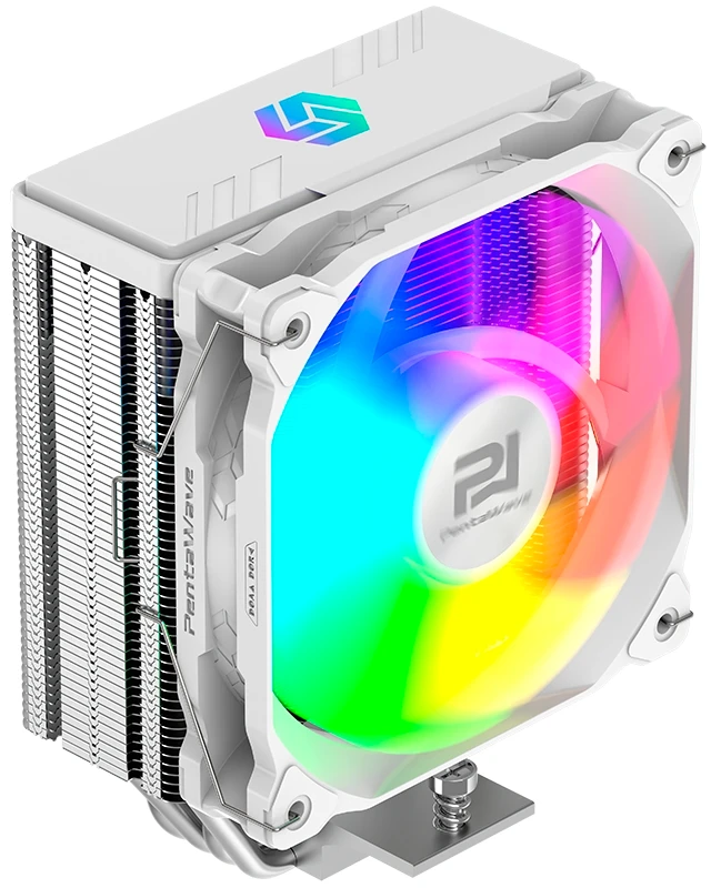 Кулер для процессора 120 мм PentaWave PC-Z04E SRW ARGB V2 (PC-Z04ESRWARGBV2), 1x120 мм, 4 pin, ARGB, 600-1950 об/мин, белый, 220 Вт, 12-32,6 дБ