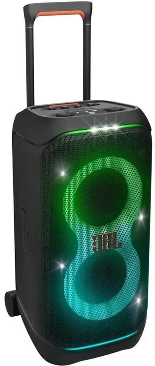 Акустика портативная JBL PartyBox Stage 320 (JBLPBSTAGE320SW); 240 Вт; 45 - 20000 Гц; USB, AUX; BT 5.4; IPX4; регулятор на верхней панели; 18 ч.; белы