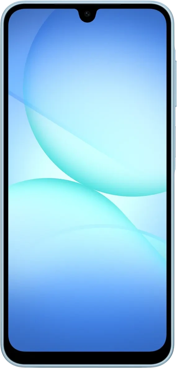 Смартфон 6.7" Samsung Galaxy A17 4 Гб/128 Гб синий, Super AMOLED 90 Гц, 2340x1080, Helio G99 8 ядер 2.2 Ггц, 50+5+2 Мп/13 Мп BT5.3, Android 15