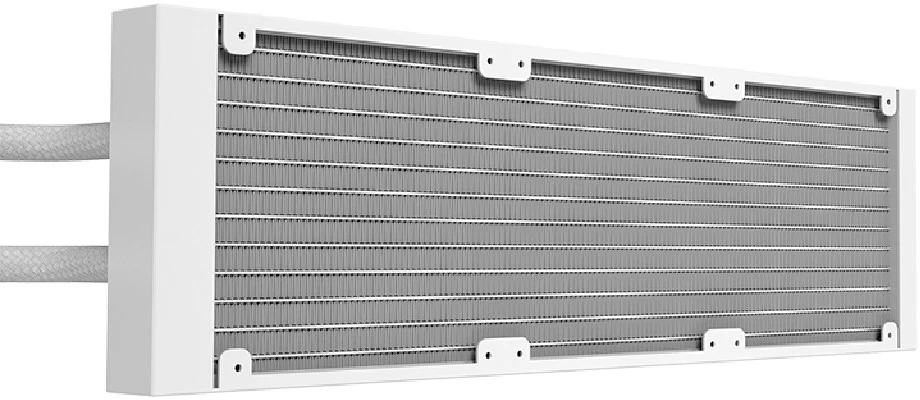 Система жидкостного охлаждения 360 мм Geometric Future Eskimo Junior Neon 36 White (1C255W0361000***); активная; 3 вентилятора; 4-pin; 600 - 2800 об/м