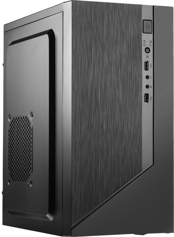 Корпус Foxline ( FZ-015-SX450R); mATX; Mini-Tower; 450 Вт; сталь; 2x5.25"; 1x3.5" ext.; 2x3.5" int; 2xUSB 2.0