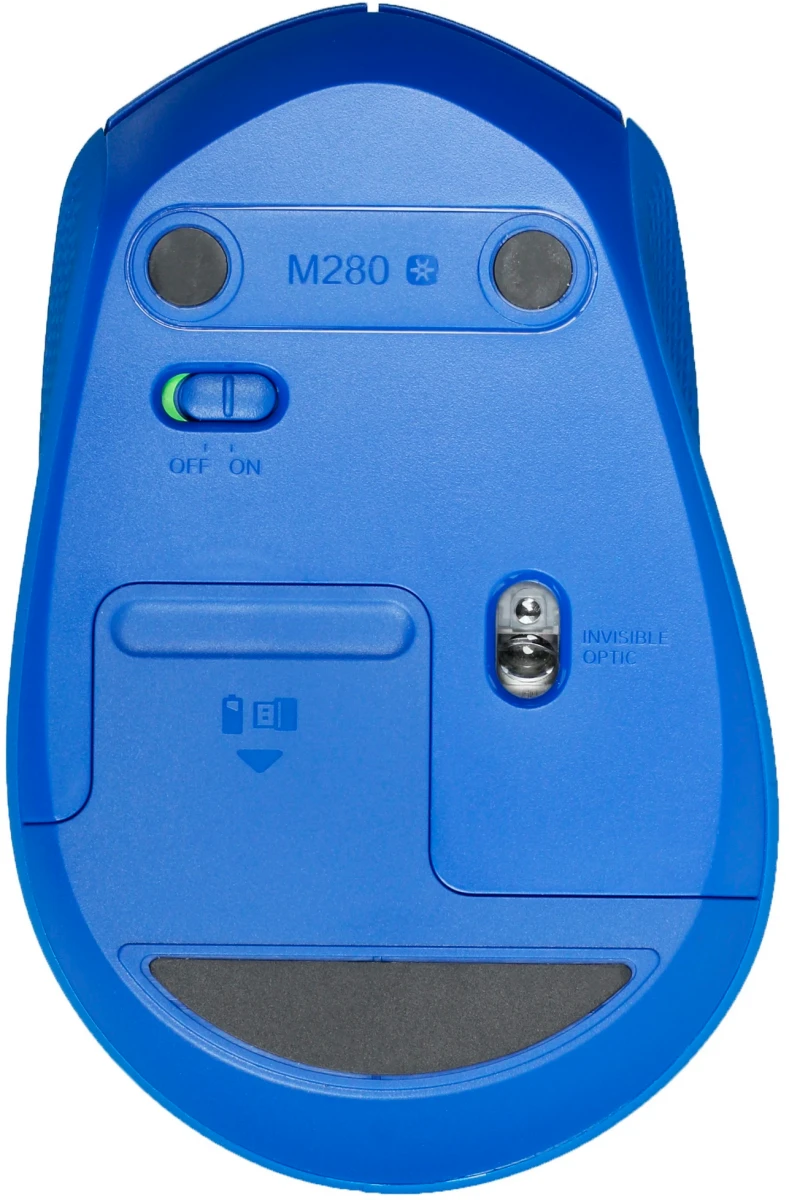 Мышь беспроводная Logitech M280 Blue (910-004290); USB; оптический; 1000 dpi; 3 кнопки; колесо прокрутки; 1xAA; синий