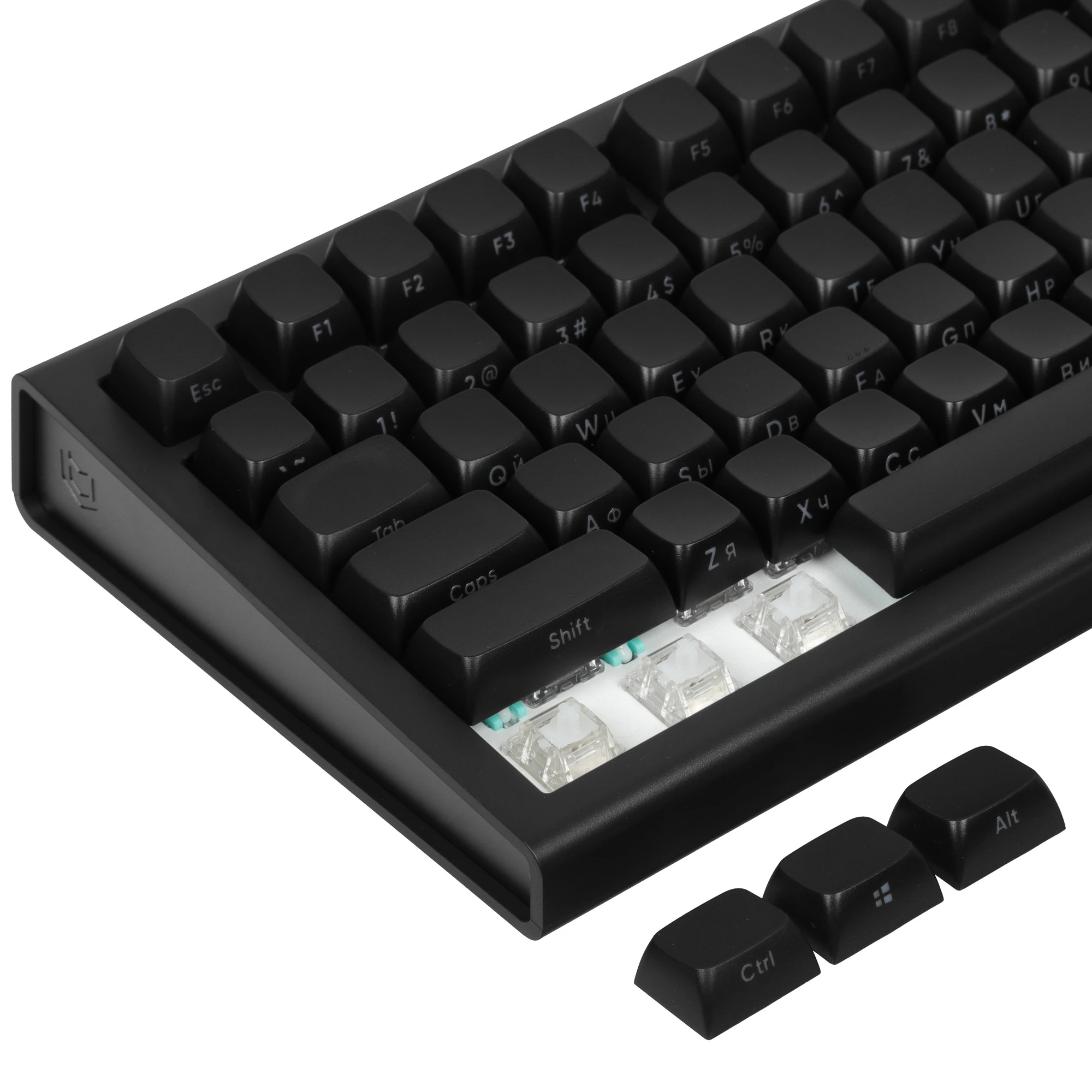 Клавиатура проводная IO by Red Square Type 84 Magnetic Black (io292); USB; магнитная; 84 клавиш; подсветка RGB; ENG\RUS; черный