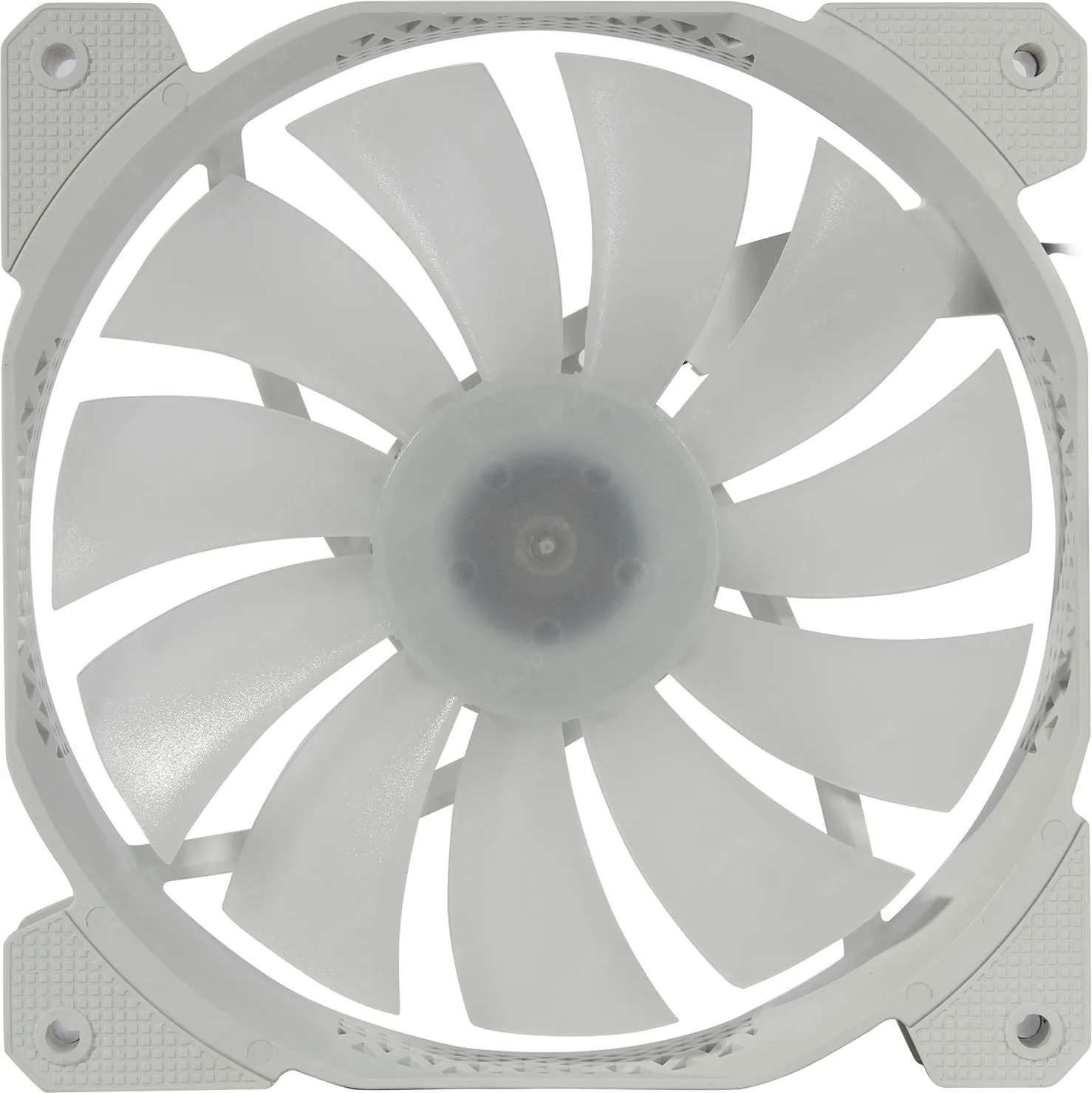 Вентилятор 140 мм 1STPLAYER F1-PLUS White (F1-PLUS-WH***); 3-pin; 1000 об/мин; 23,5 дБ; пластик; подсветка