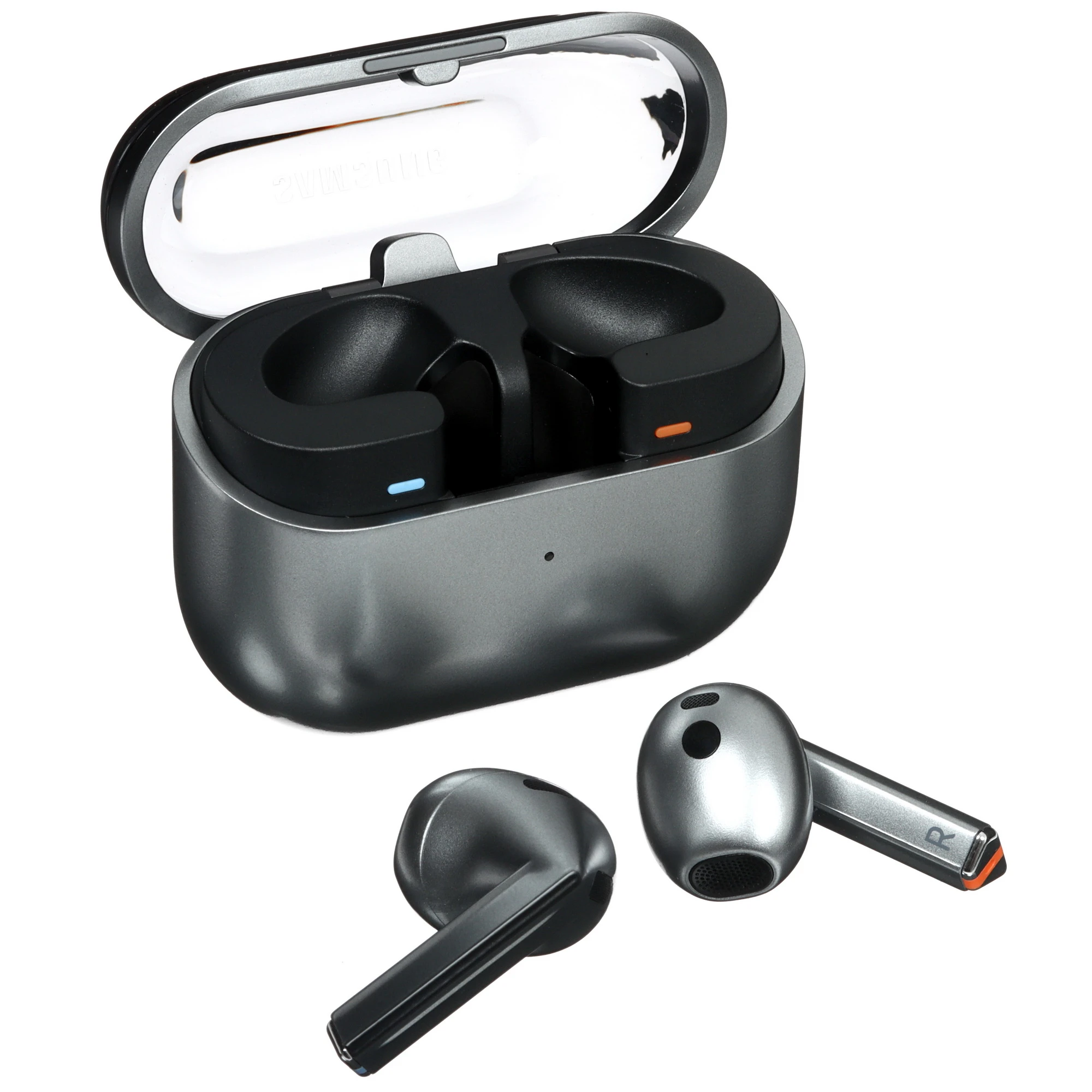 Гарнитура беспроводная Samsung Galaxy Buds 3 Silver (SM-R530NZAA); вставные; bluetooth 5,4; вкладыши; встроенный; Cенсорное управление; Bluetooth 5.2;