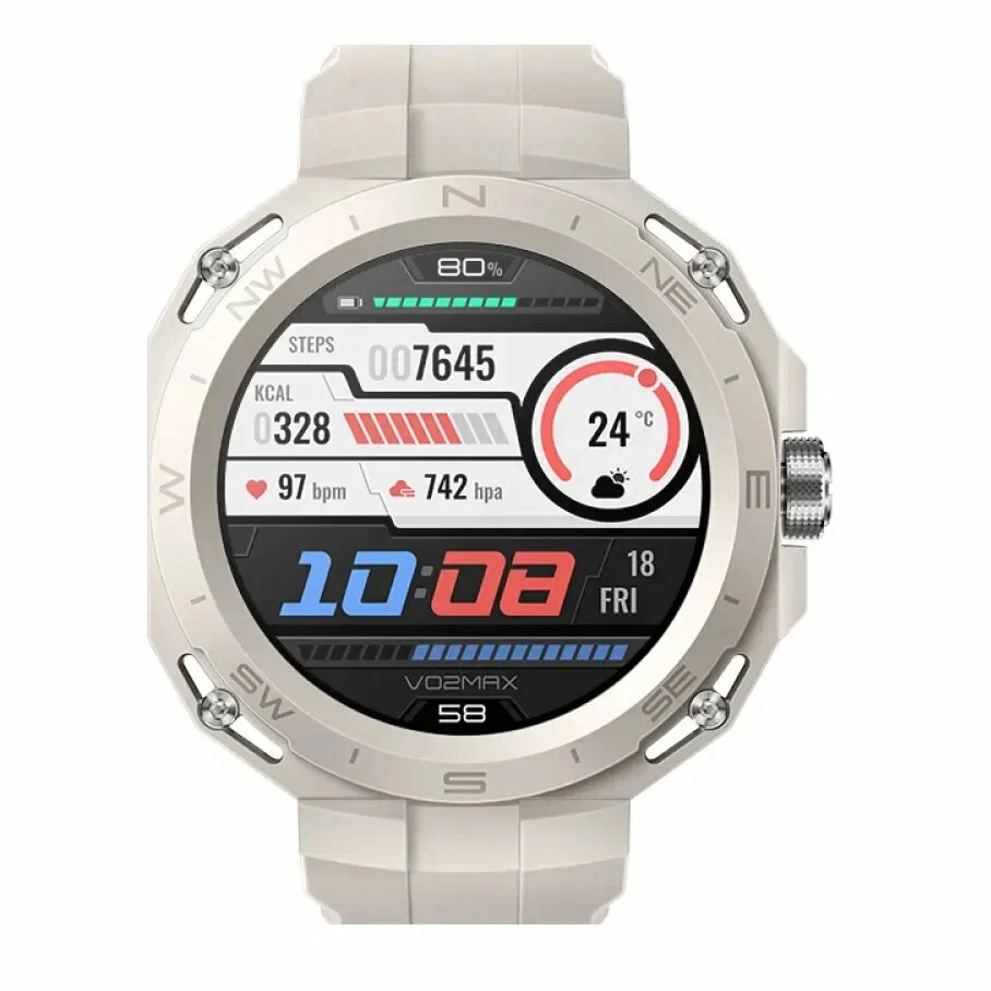 Умные часы Huawei Watch GT Cyber 42мм Gray (AND-B19); 1,32"; 32 МБ; 4 ГБ; акселерометр, гироскоп, пу