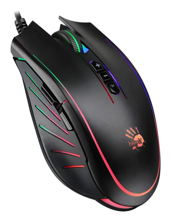 Мышь игровая A4Tech Bloody Q81 Curve***; USB; оптический; 500/1000/1200/1600/2000/3200 dpi; 8 кнопок