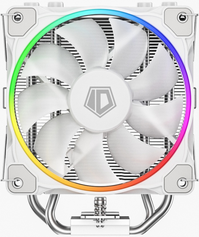 Кулер для процессора 120 мм ID-Cooling SE-214-XT ZF White, 1x120 мм, 4 pin, ARGB , 500-1600 об/мин, белый, 180 Вт, 28.5 дБ, 4 трубки