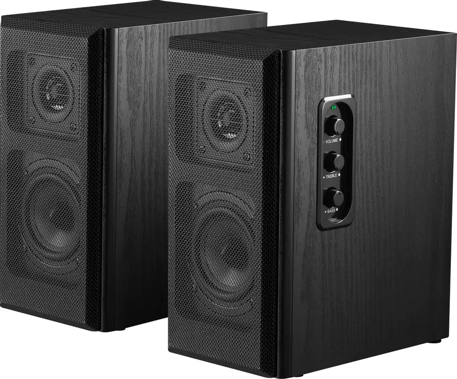 Акустическая система 2.0 Defender Aurora S30 Black (65431); 30 Вт; 65 Гц - 20 кГц; дерево; регулятор на боковой панели; черный