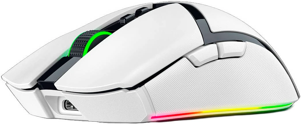 Мышь игровая Razer Cobra Pro White (RZ01-04660200-R3G1); BT/2.4 Ггц; USB; оптический; 30000 dpi; 7 кнопок; колесо-кнопка; встроенный аккумулятор; белы