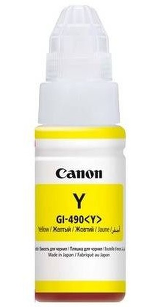 Чернила для Canon (OC-GI-490Y***); желтый; Canon Pixma G14XX/G24XX/G34XX/44XX