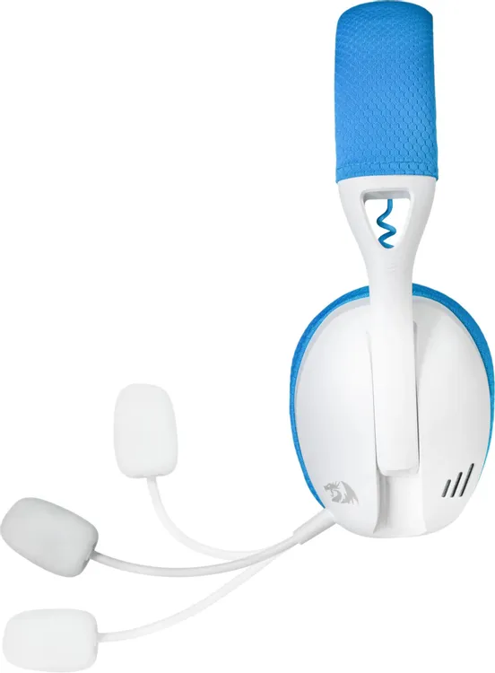 Гарнитура беспроводная Redragon IRE PRO White+Blue (71539***); игровая; Bluetooth/2.4 Ггц; оголовье; 20 - 20 000 Гц; 17 Ом; микрофон; регулятор громко
