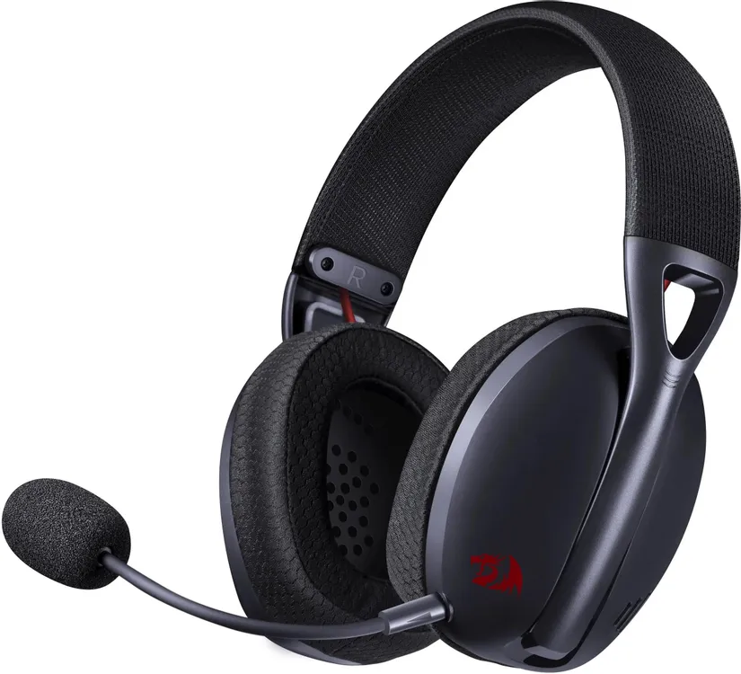Гарнитура беспроводная Redragon IRE PRO (71535***); игровая; Bluetooth/2.4 Ггц; оголовье; 20 - 20 000 Гц; 17 Ом; микрофон; регулятор громкости; микроф