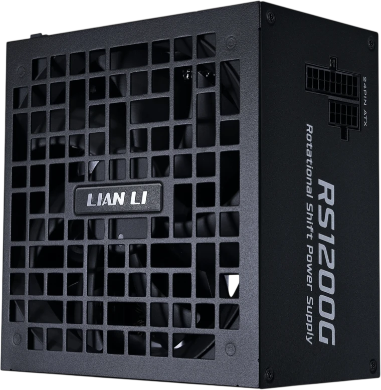 Блок питания 1200 Вт Lian-Li RS1200G Black (G9P.RS1200G.BH00.RU); ATX; 1x24 pin; 2x8(4+4) pin; 1x16pin/5x6+2 pin PCI-E; 12xSata; 4xMolex; 80+ Gold; мо