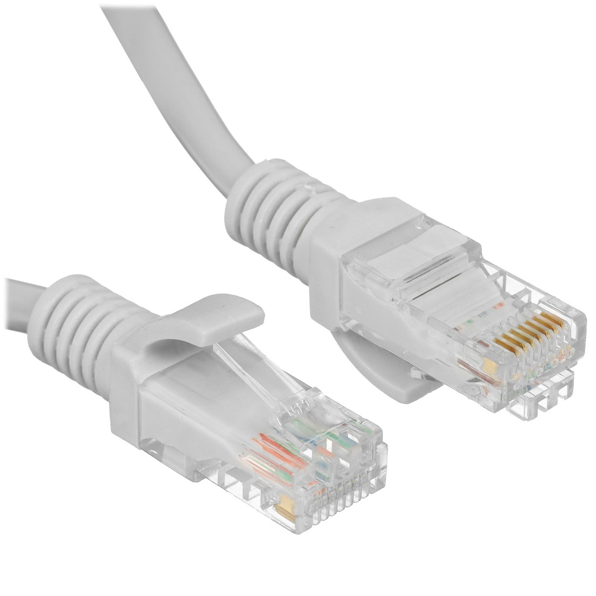 Кабель патч-корд Cablexpert PP12-7.5M (011532), UTP, Cat.5e, 28 AWG, омеднённый алюминий, литой, 7,5 м, серый