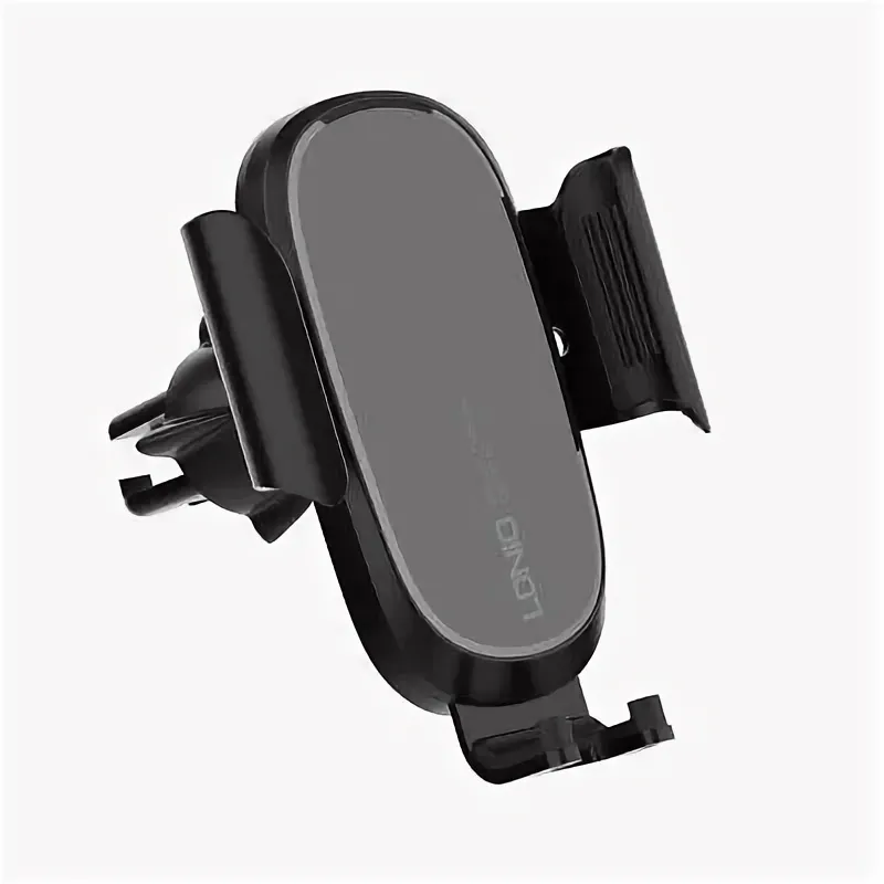 Автомобильная зарядка LDNIO MW21; 1 USB порт - 2.4A; 15 Вт; беспроводная зарядка; крепление на воздуховод; черный