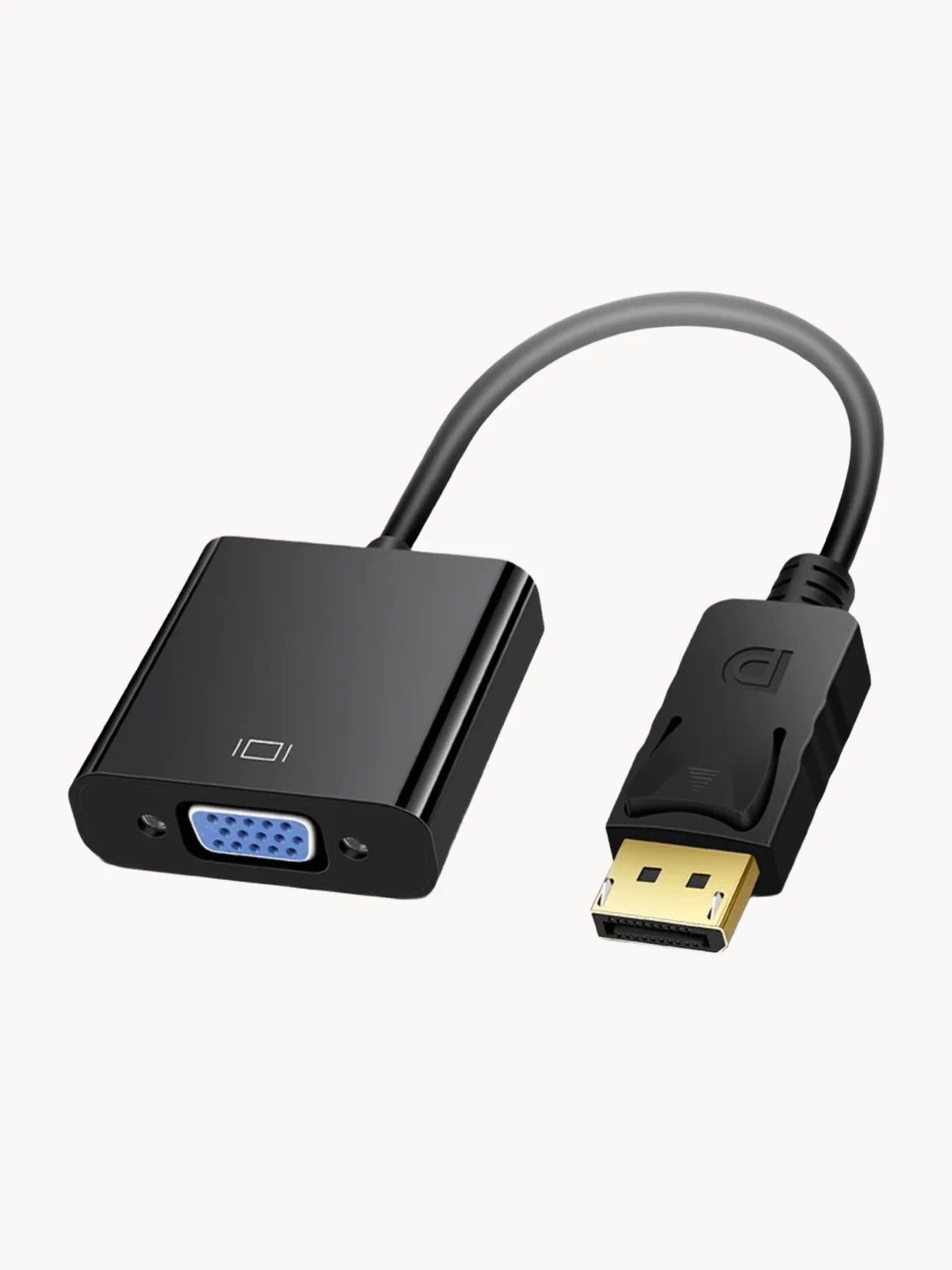 Переходник DisplayPort(M) -VGA(F) (Black***); 0,1 м