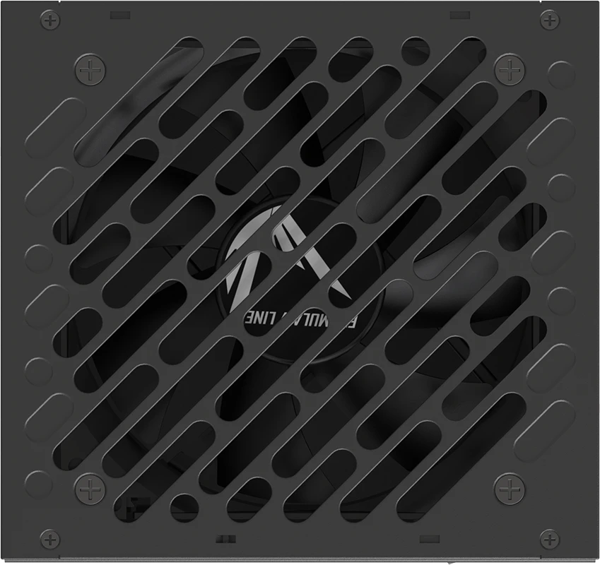 Блок питания 1200 Вт Formula FV-1200GM Black; ATX; 1x24 pin; 2x8(4+4) pin; 1x16pin/3x6+2 pin PCI-E; 8xSata; 3xMolex; 80+ Gold; модульный; 120 мм