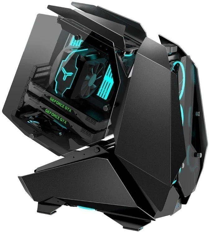 Корпус JONSBO MOD-5 Black; ATX; Full-Tower; без БП; сталь; 3x3.5" int.; 2xUSB 3.X, 1xUSB 3.X Type-C,2x jack 3.5 mm Mic/Aud; черный