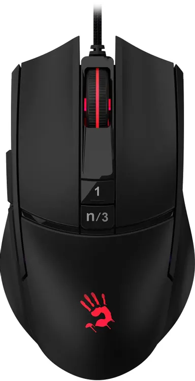Мышь игровая A4Tech Bloody L65 MAX  (L65 MAX/STONE BLACK***); USB; оптический; 100-12000 dpi; 7 кноп