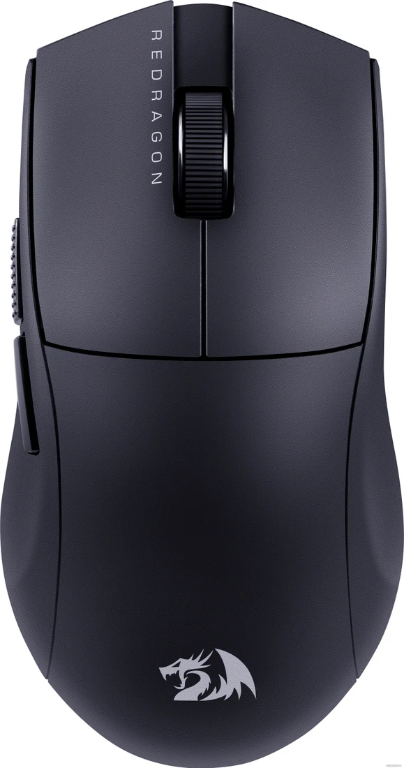 Мышь игровая Redragon K1NG 4K PRO Black (72211); BT/2.4 Ггц; USB; оптический; 500 - 8000 dpi; 5 кнопок; колесо-кнопка; собственный аккумулятор; чёрный