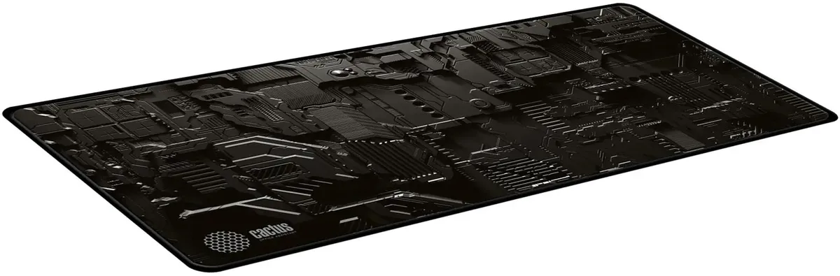Коврик для мыши Cactus Cyberpunk (CS-MPC-PRO03ХXL); ткань + резиновая основа; 900 х 400 х 2 мм; игровая поверхность; рисунок