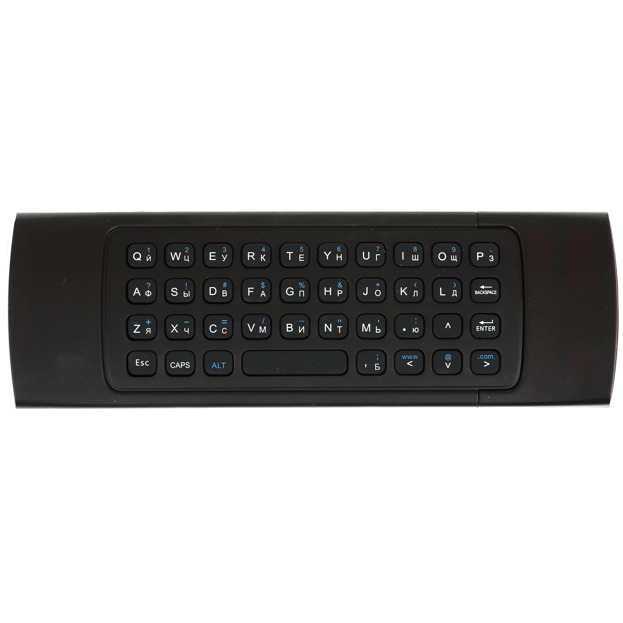 Универсальный пульт ДУ Harper KBWL-030; Smart TV, Windows, Mac, Android, Linux; ИК режим; аэромышь; клавиатура; 2 x AAA; USB-приемник