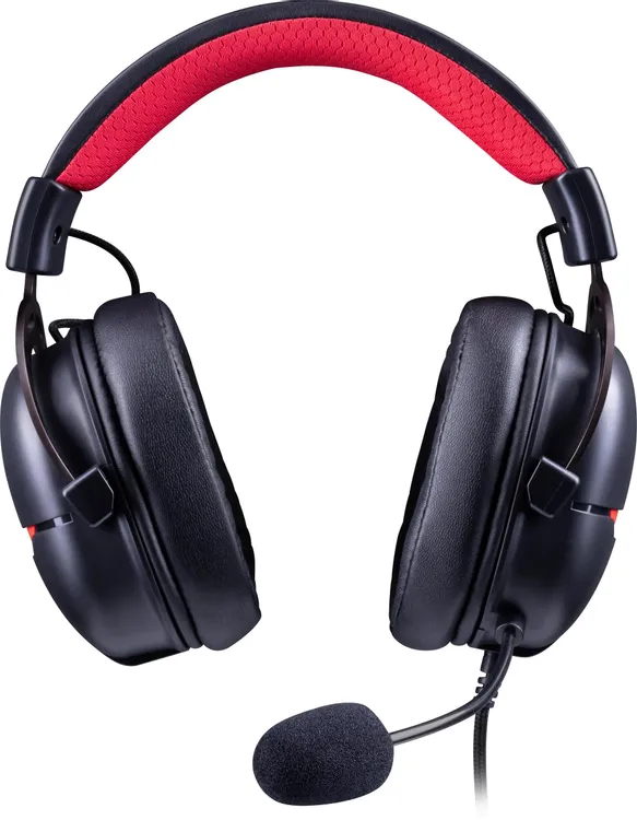 Гарнитура игровая Redragon Aurora Black (72039); оголовье (headband); 20 - 20 кГц; 32 Ом; 2 м; микрофон; регулятор громкости; USB; виртуальный звук 7.