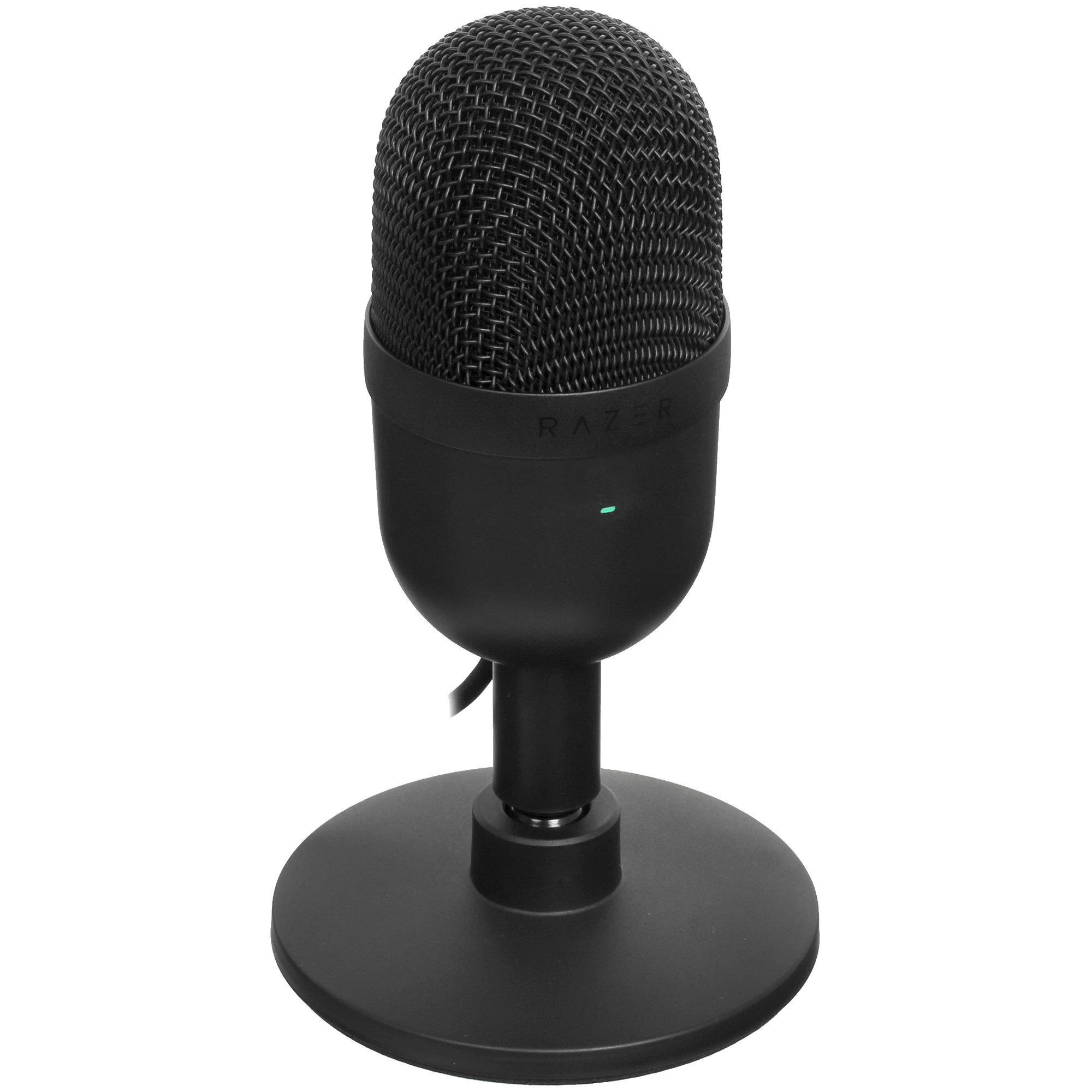 Микрофон Razer Seiren Mini (RZ19-03450100-R3M1***); конденсаторный; суперкардиоидный; 20 - 20 000 Гц; штатив; USB; чёрный