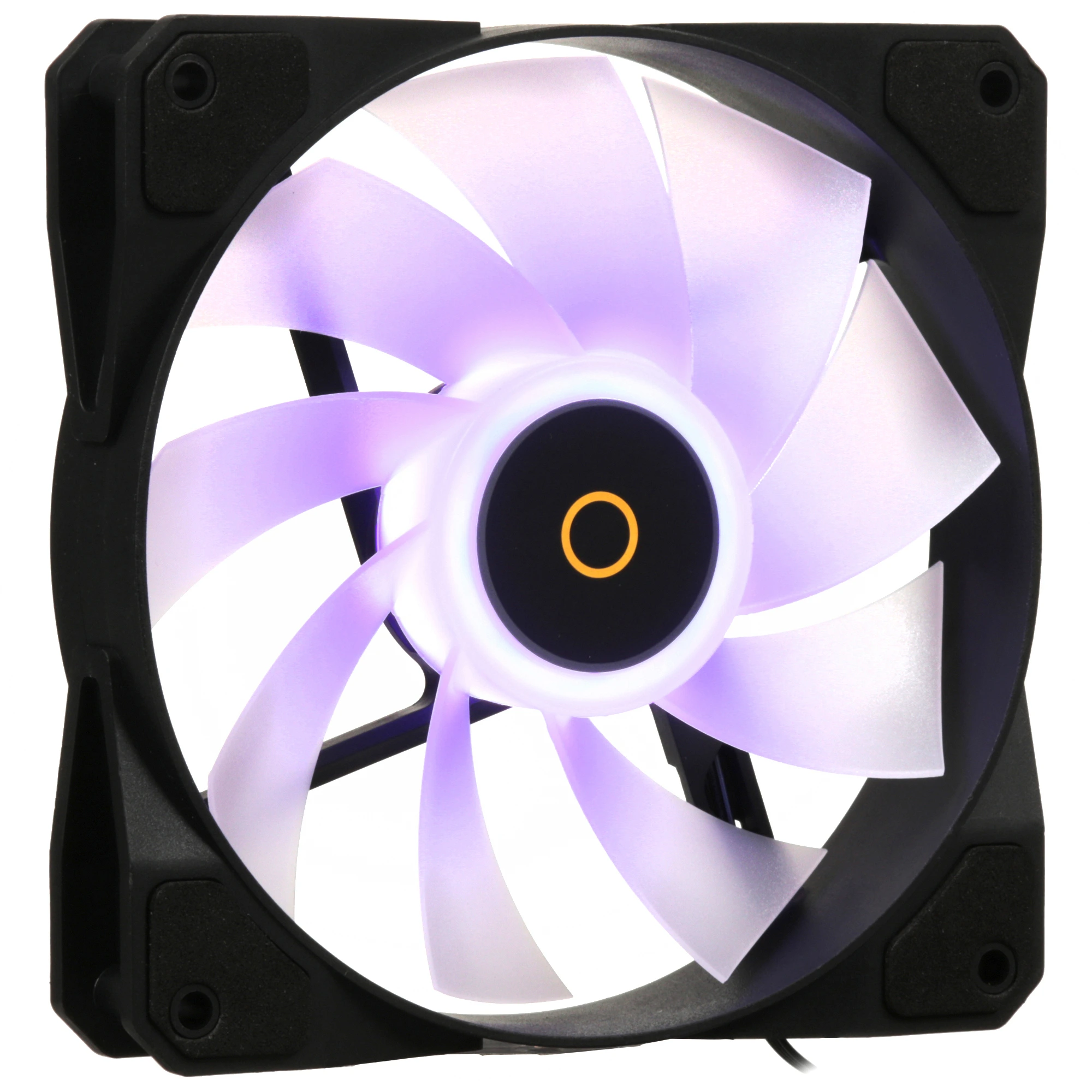 Вентилятор 120 мм Ocypus Beta F12 BK ARGB REVERSE BLADE (Beta-F12-BK1AM00X-GL); 4-pin(PWM); 800-1600 об/мин; 56.5 CFM; 29 дБ