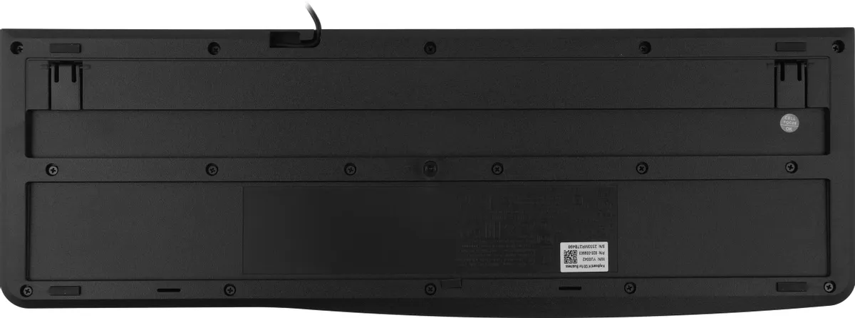 Клавиатура проводная Logitech K120 (920-002522); USB; мембранная; влагозащищенная; ENG\RUS; чёрный