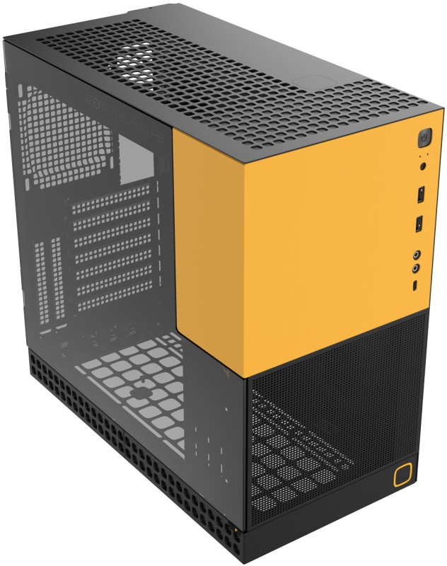 Корпус Geometric Future Model 4 King Arthu (1AM4KABY00101***); E-ATX; Middl-Tower; без БП; 2xUSB 3.X, 1xUSB 3.X Type-C,1x jack 3.5 mm Mic/Aud; черный