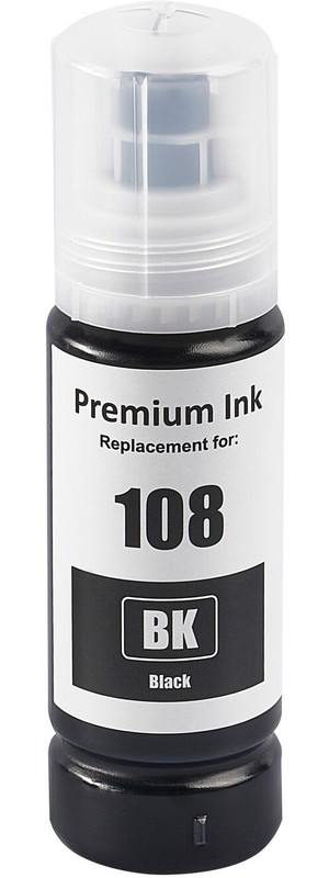 Чернила для Epson Sakura 108 Black (SIC13T09C14A); L8XXX/L18XXX; 70 мл; черный