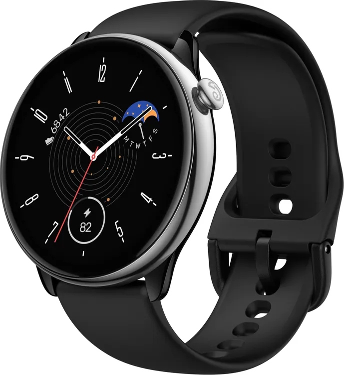 Умные часы AMAZFIT GTR mini Black (A2174); 1,28"; Bluetooth 5.2; Пульсометр, барометр, датчик освеще