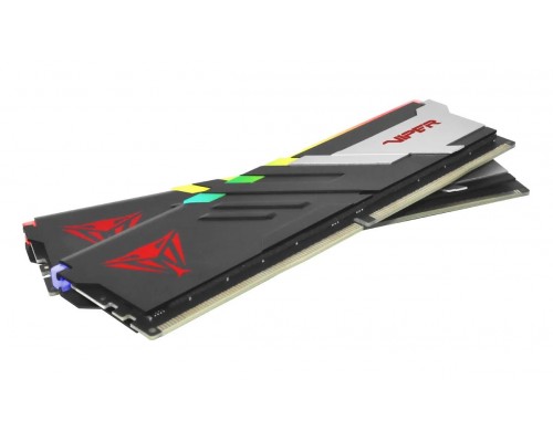 Модуль памяти DDR5 32 Гб (2x16 ГБ) Patriot Viper Venom RGB (PVVR532G660C34K***); 6600 МГц; радиаторы; RET