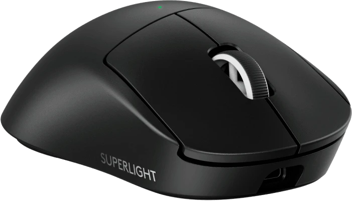Мышь игровая Logitech G Pro X Superlight 2 DEX Black (910-007357); 2.4 ГГц; USB; оптический; 44000 dpi; 5 кнопок; колесо-кнопка; встроенный аккумулято
