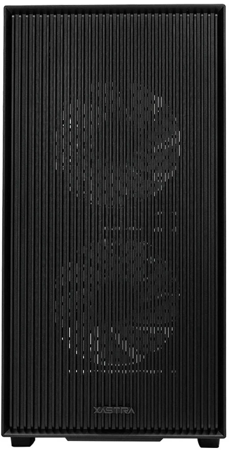 Корпус XASTRA A307M 3FRGB Black (A307M-3FC12F); mATX; Mini-Tower; без БП; сталь; 2x3.5" int.; 3 x 120 мм; 2xUSB 2.0/1xUSB 3.0/2xMic/Aud; чёрный