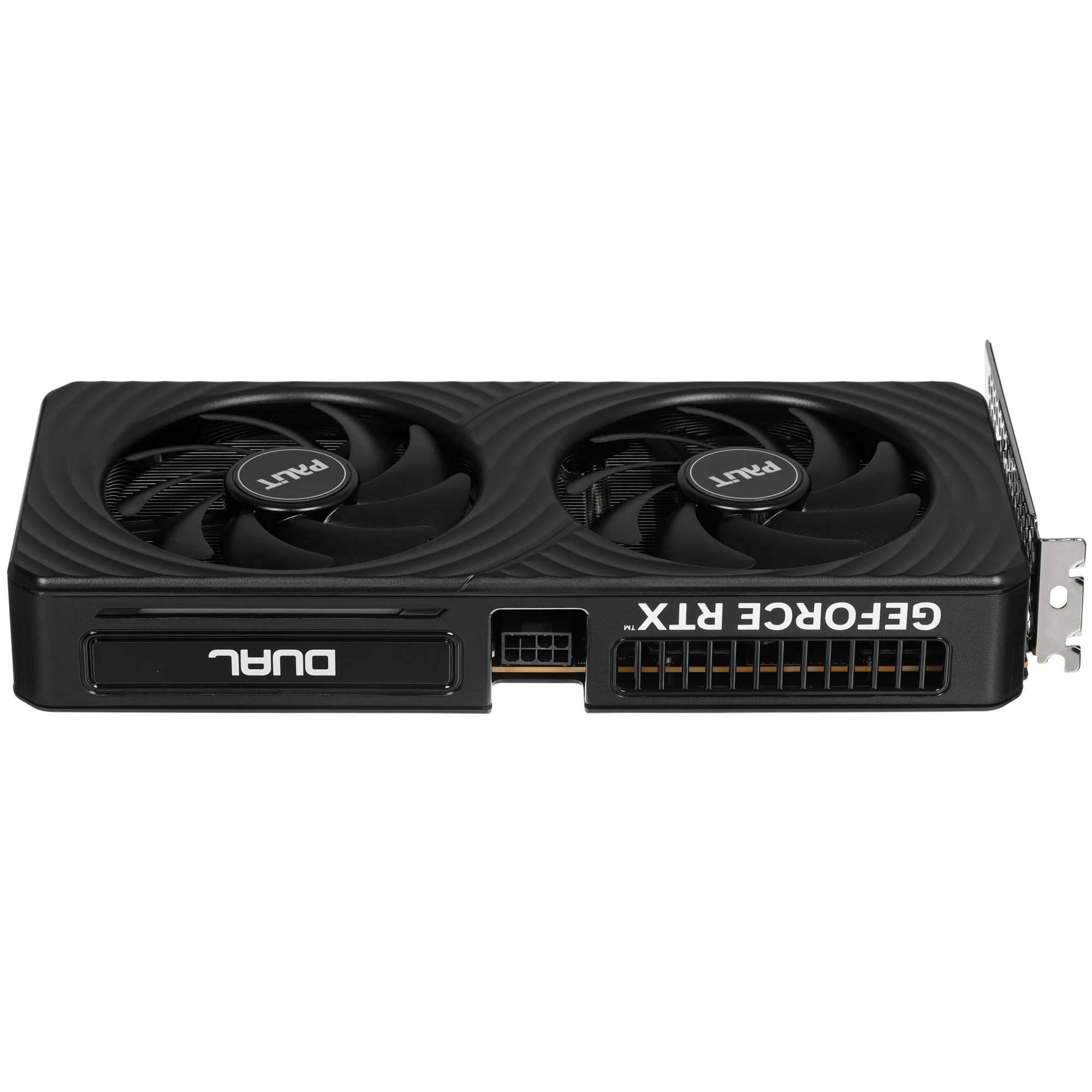 Видеокарта Nvidia GeForce RTX 5050 8 ГБ GDDR6 Palit Dual (NE65050019P1-GB2070D); 2317-2572 МГц; 20 ГГц; 128 бит; 1xHDMI;3xDP; кулер; 2-slot; RET