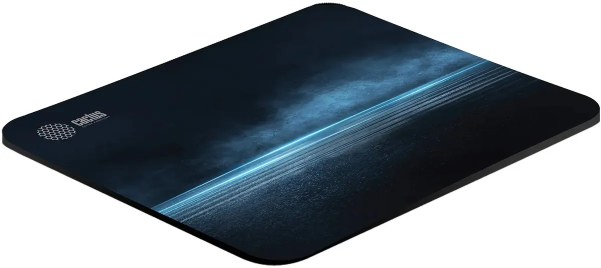 Коврик для мыши Cactus Dark Sea (CS-MPC-P03XS); ткань + резиновая основа; 220 х 180 х 2 мм; игровая поверхность; рисунок