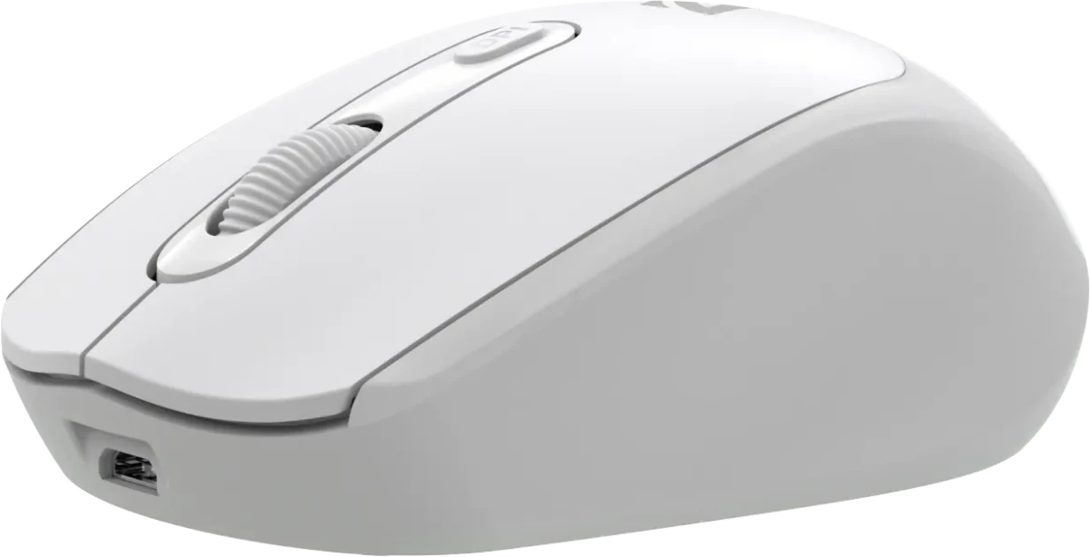 Мышь беспроводная Defender Vision MS-376 White (52377); BT/2.4 Ггц; оптический; 800 - 1600 dpi; 4 кнопки; колесо-кнопка; аккумулятор 500 мА·ч; белый