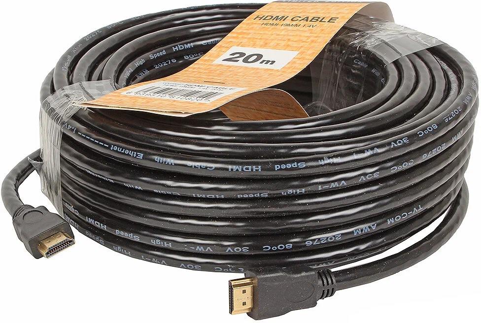 Кабель HDMI->HDMI v.1.4 TV-COM (CG150S-20M); 20 м