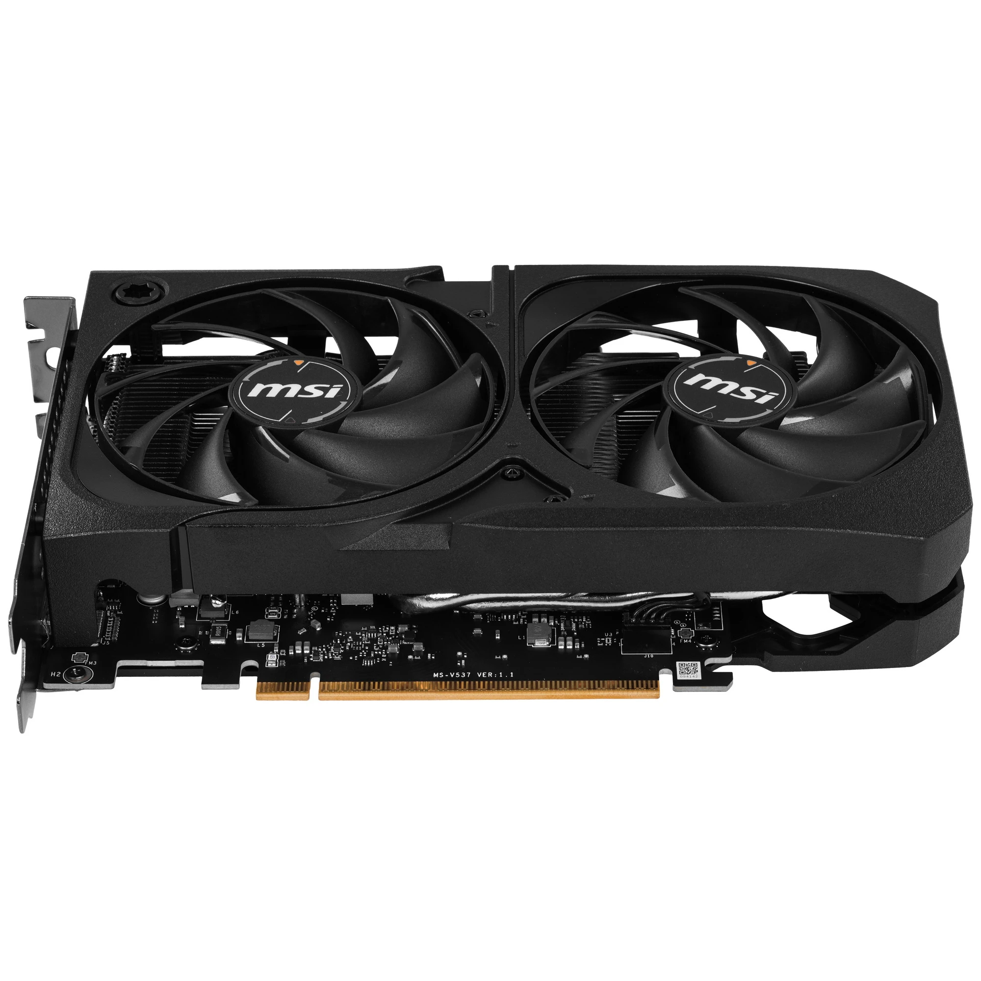 Видеокарта Nvidia GeForce RTX 5060 8 ГБ GDDR7 MSI SHADOW 2X OC (RTX 5060 8G SHADOW 2X OC (912-V537-004)), 2280-2527 МГц; 28 ГГц; 128 бит; 1xHDMI; 3xDP