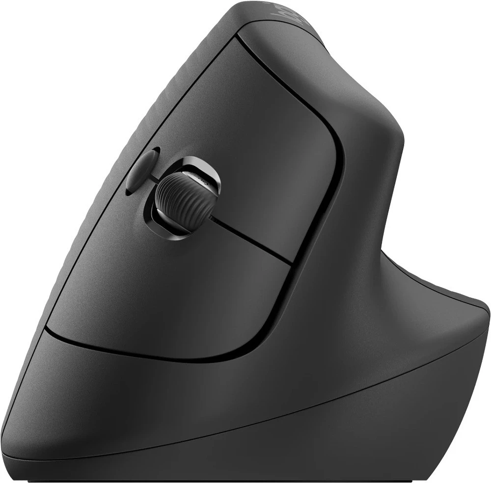 Мышь беспроводная Logitech Lift Graphite (910-006473); Bluetooth/2,4 Ггц; USB; оптический; 400-4000 dpi; 6 кнопок; колесо-кнопка; 1xAA; графитовый