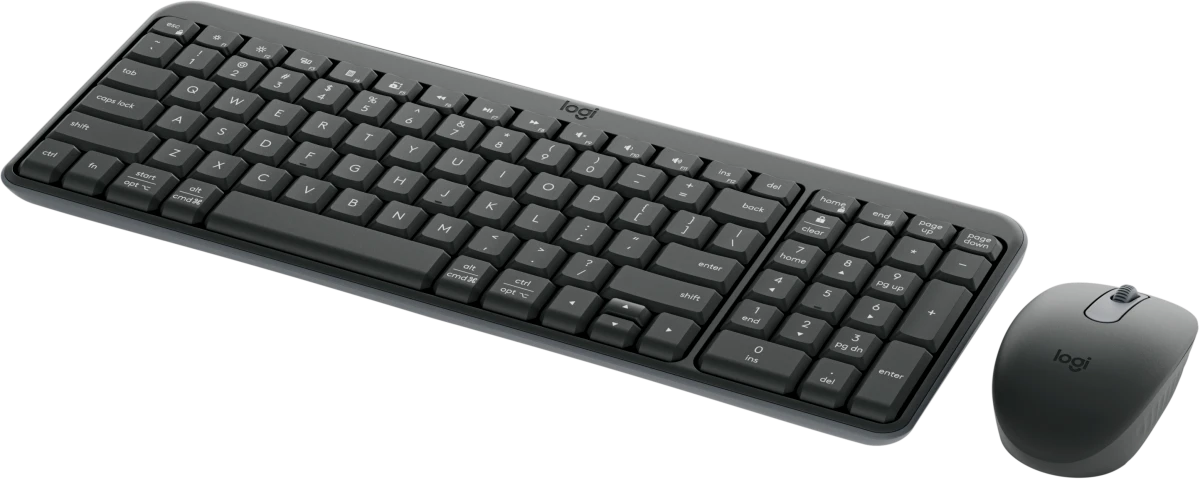 Комплект Logitech Wireless Combo MK250 (920-013853); BT; 1000 dpi; 2xAAA/1xAA; черный