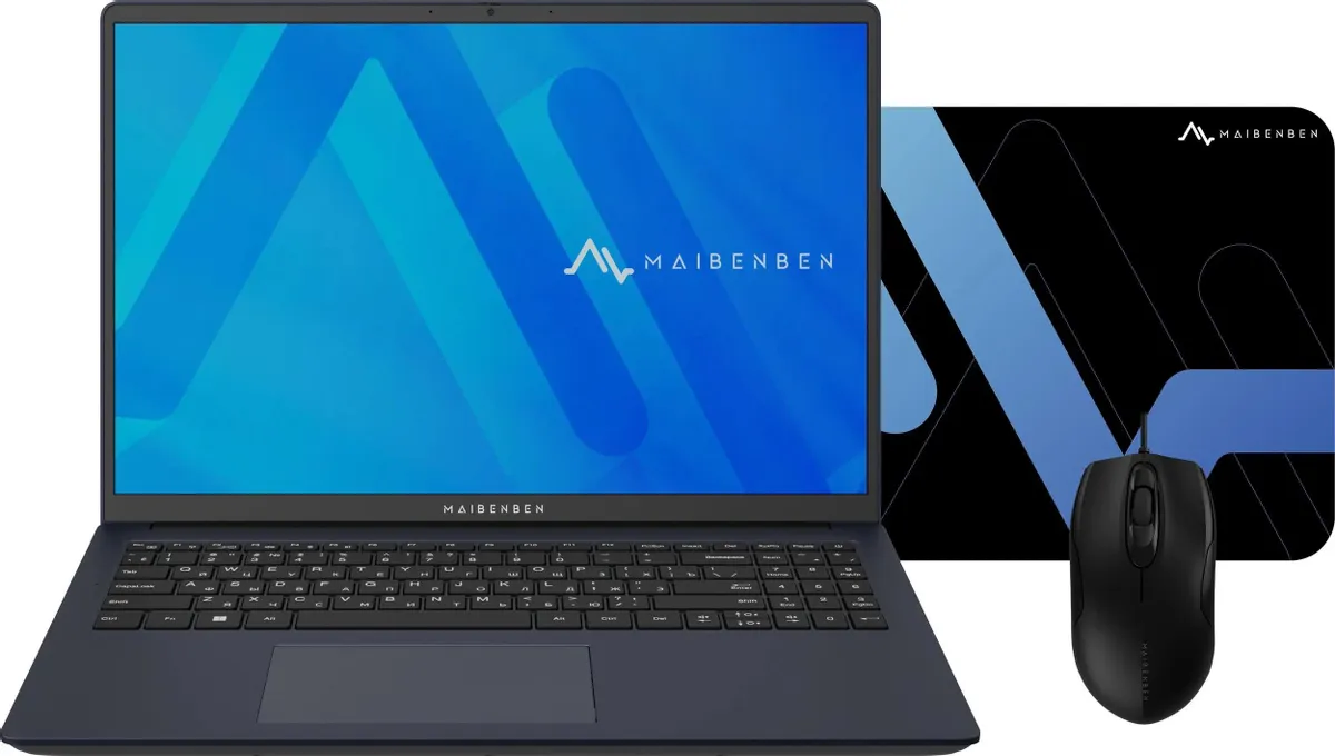 Ноутбук 16" Maibenben M657 (M6571SG0LURE3); 1920x1080 IPS 60 Гц; AMD Ryzen 7 5825U; 16 Гб/1 Тб;  AMD Radeon Graphics; ; NO OS; 45.6 Вт*ч; 1,8 кг; сини