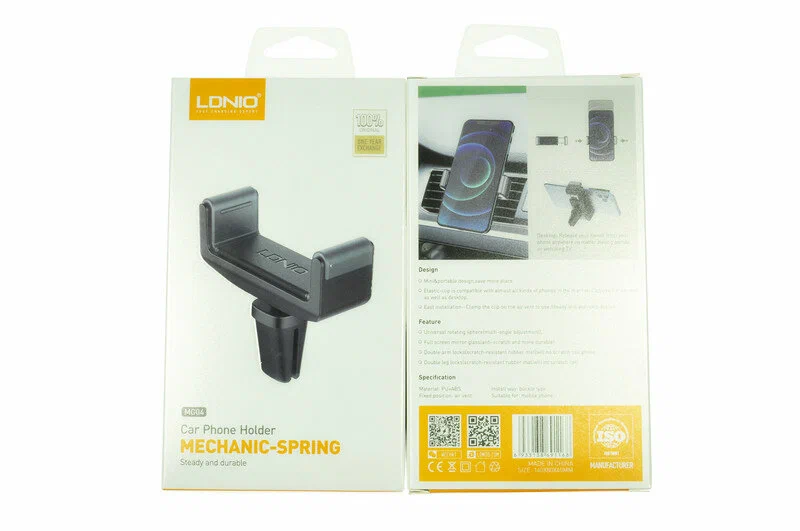 Автомобильный держатель LDNIO MG04 air outlet (Black)