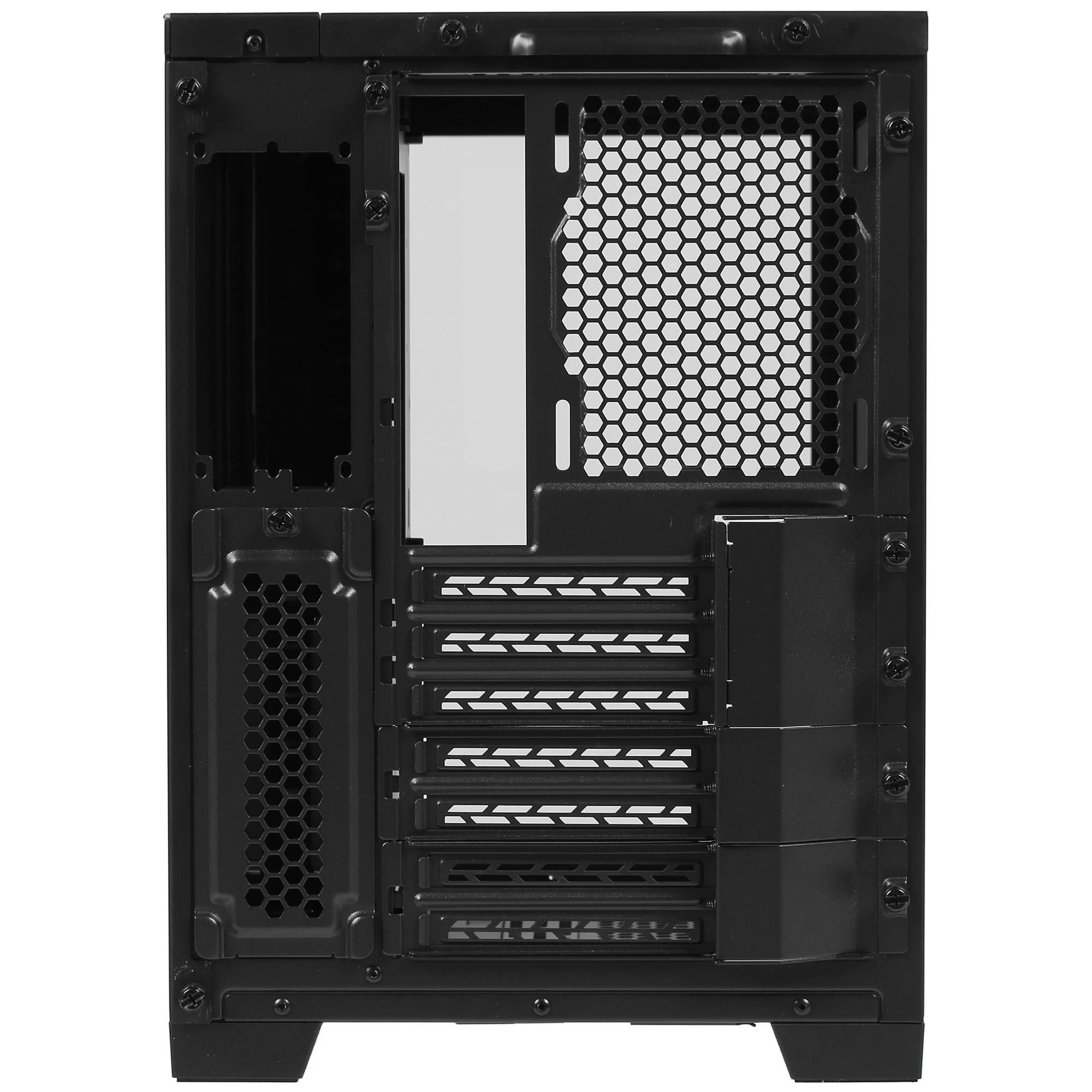 Корпус Lian-Li O11 Dynamic MINI (G99.O11DMI-X.R0); ATX; Middl-Tower; без БП; сталь; 2x3.5" int.; 2xUSB 3.X;1xUSB 3.X Type-C;1x jack 3.5mm; черный