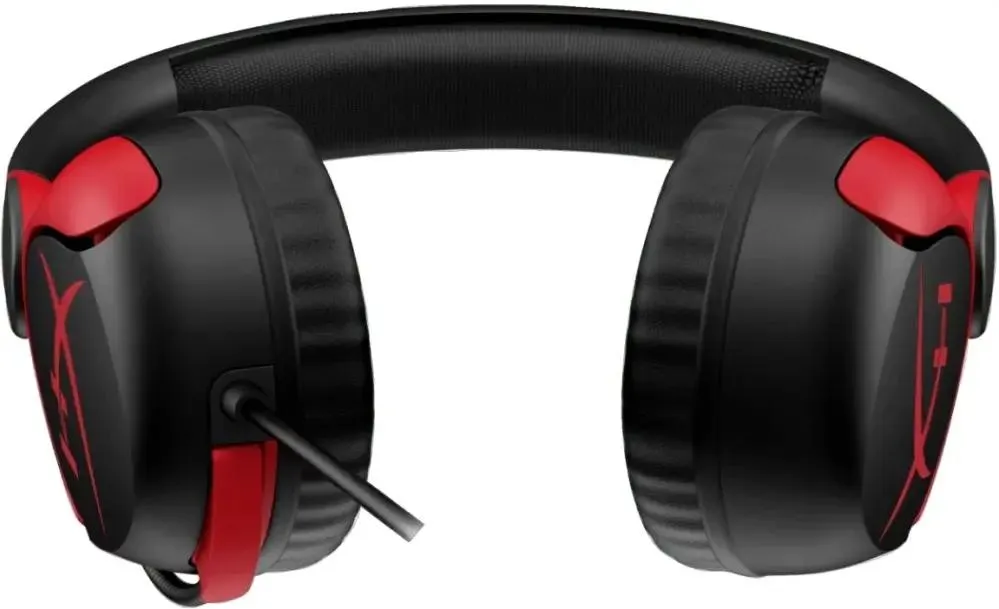 Гарнитура игровая HP HyperX Cloud Mini (7G8F4AA); оголовье (headband); 1,5 м; 3,5 мм; черный+красный