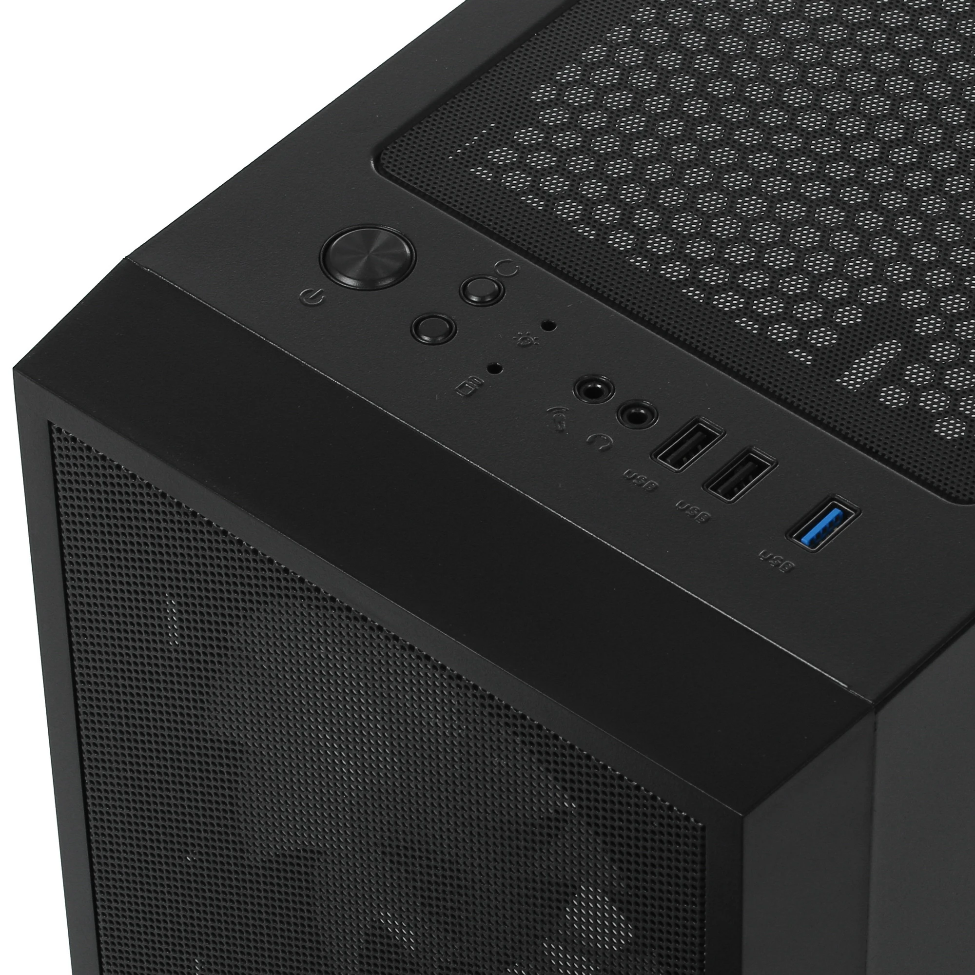 Корпус MONTECH X2 MESH Black; ATX; Midi-Tower; 2х140 мм; 1x120; 2xUSB 2.0/1xUSB 3.0; Mic/Audio; черный